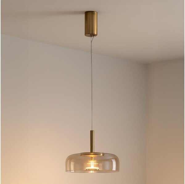 Lampadario LED a sospensione con filo LED/8W/230V 3000K diametro 30 cm
