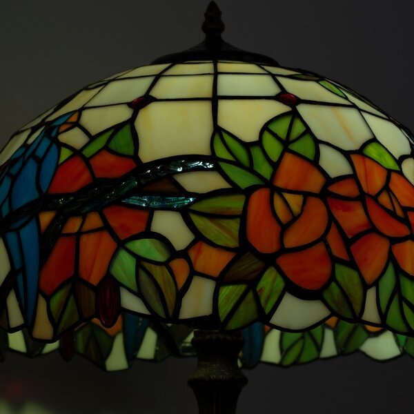 Brilagi - Lampada da tavolo in stile Tiffany JUNGLE 2xE27/60W/230V