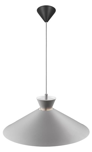 Nordlux Lampada a sospensione Dial con paralume in metallo, grigio, Ø 45 cm