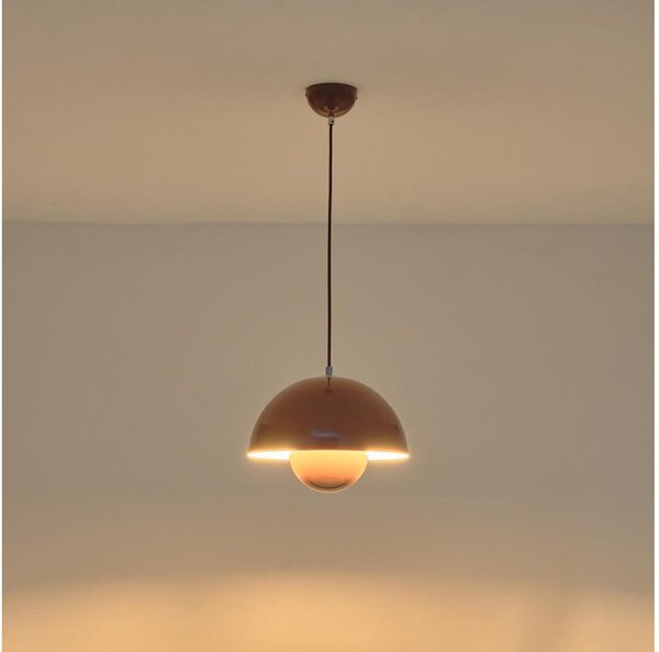 Lampada a sospensione con cavo JARDEN 1xE27/15W/230V marrone