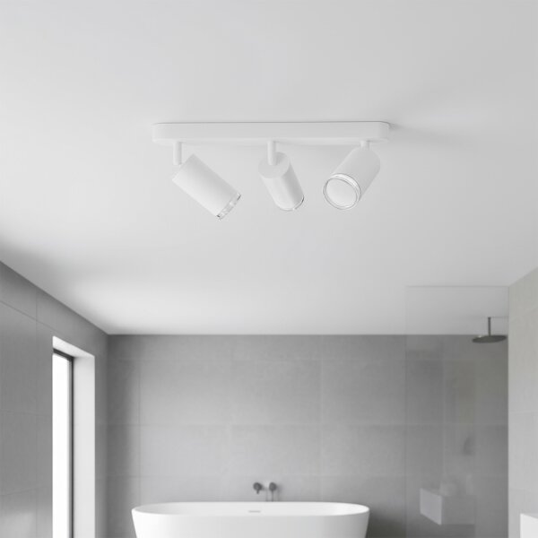 Brilagi - Luce Spot da bagno SELE 3xGU10/30W/230V IP44 bianco