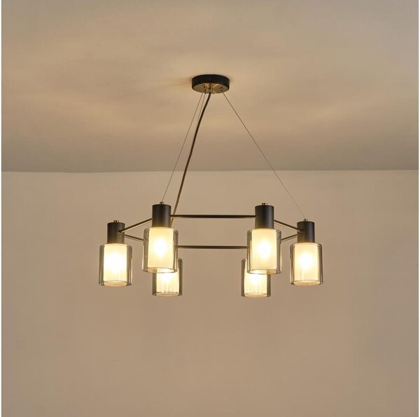 Lampadario a sospensione con filo 6xE14/15W/230V