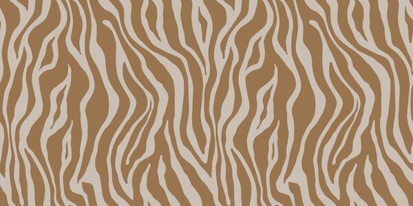 Carta da parati Stampa vettoriale di pelle di zebra nei colori marrone e bianco, Carta da parati lastrazione, u99173 : Uwalls.it