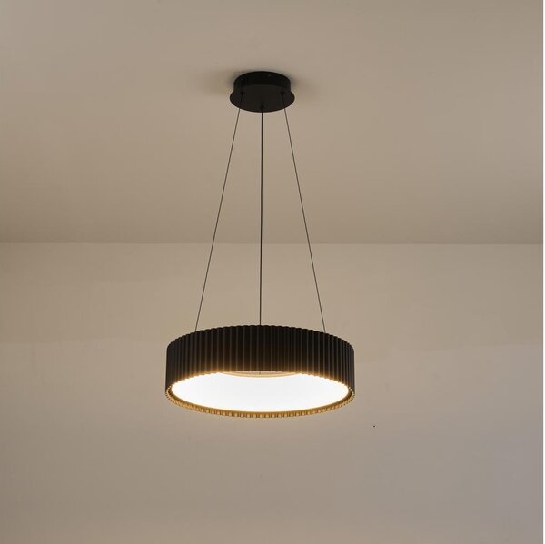 Lampadario LED a sospensione con filo LED/30W/230V 3000K nero