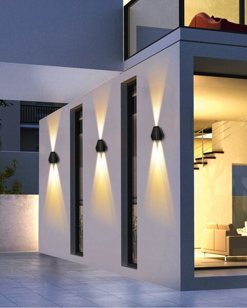 Immax 08488L - Lampada solare da parete LED 2W 5V IP54 con sensore