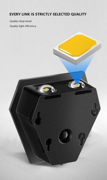Immax 08488L - Lampada solare da parete LED 2W 5V IP54 con sensore