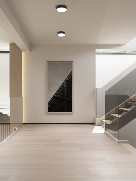 Immax NEO 07200L - Luce LED dimmerabile RONDATE LED/18W/230V nero Tuya + +TC