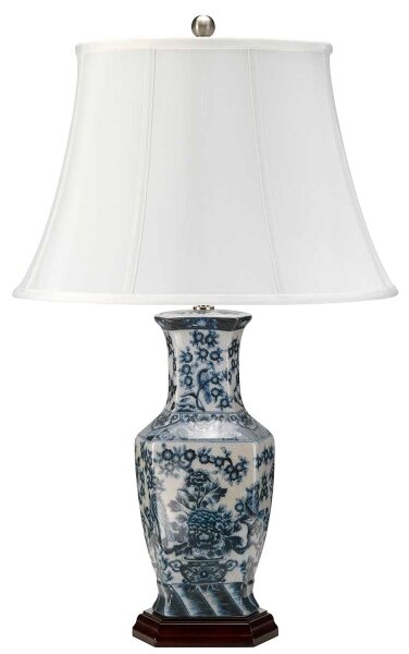 Elstead BLU-HEX-TL - Lampada da tavolo BLU HEX 1xE27/60W/230V