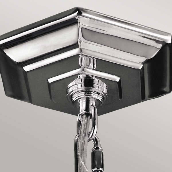 Feiss FE-CORINNE-3P-S - Lampadario a sospensione con catena CORINNE 3xE14/60W/230V