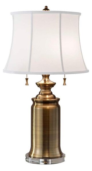 Feiss FE-STATEROOM-TL-BB - Lampada da tavolo STATEROOM 2xE27/60W/230V ottone