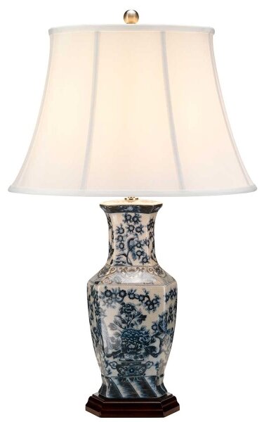 Elstead BLU-HEX-TL - Lampada da tavolo BLU HEX 1xE27/60W/230V