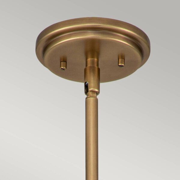 Hinkley HK-AMELIA-P-S-HB - Lampadario a sospensione con supporto rigido AMELIA 1xE27/60W/230V bronzo