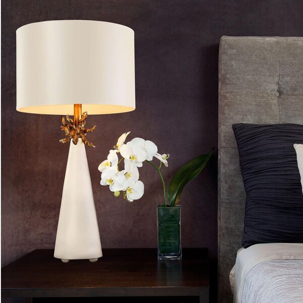 Flambeau FB-NEO-TL-FR-WHT - Lampada da tavolo NEO 1xE27/60W/230V