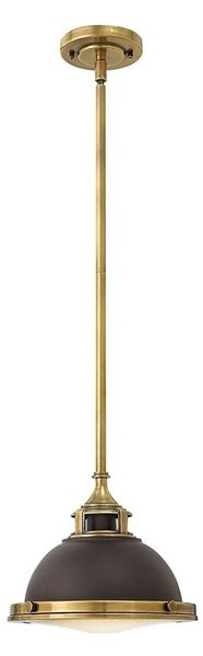Hinkley HK-AMELIA-P-S-RB - Lampadario a sospensione con supporto rigido AMELIA 1xE27/60W/230V ottone
