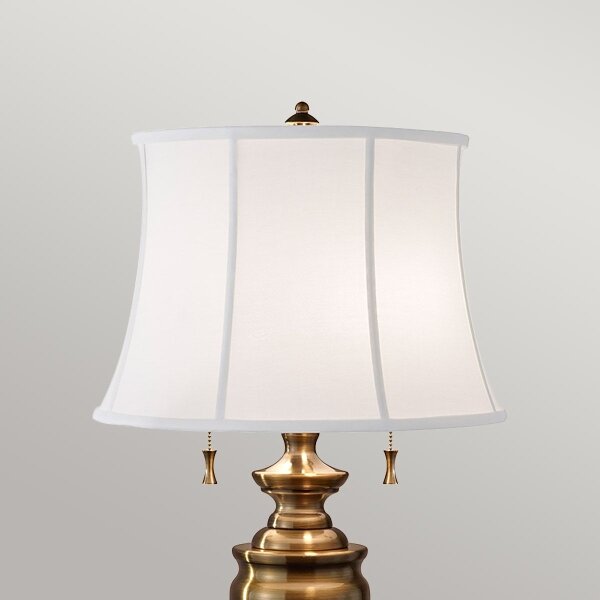 Feiss FE-STATEROOM-TL-BB - Lampada da tavolo STATEROOM 2xE27/60W/230V ottone