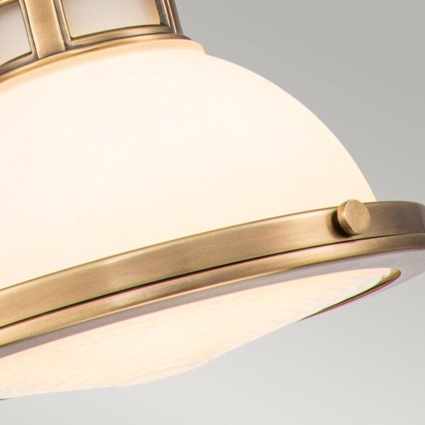 Hinkley HK-AMELIA-P-S-HB - Lampadario a sospensione con supporto rigido AMELIA 1xE27/60W/230V bronzo