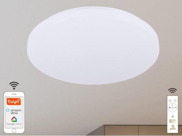 Plafoniera LED dimmerabile OPAL LED/48W/230V Wi-Fi Tuya + +TC