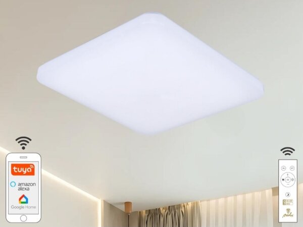 Plafoniera LED dimmerabile OPAL LED/48W/230V Wi-Fi Tuya + +TC
