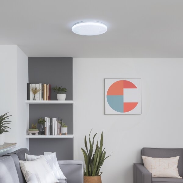 Brilagi - Plafoniera dimmerabile SMART STARS LED/24W/230V Wi-Fi Tuya + telecomando