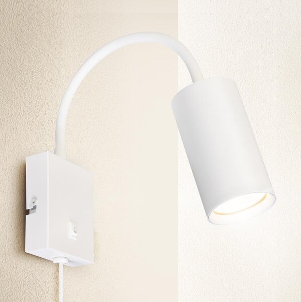 Brilagi - Lampada flessibile da muro SELE 1xGU10/30W/230V bianco