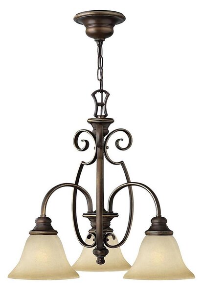Hinkley HK-CELLO3 - Lampadario a sospensione con catena CELLO 3xE27/60W/230V