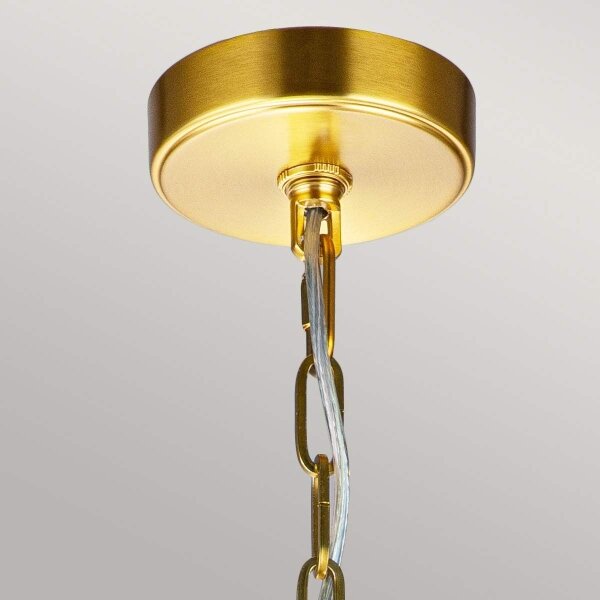 Feiss FE-NICO-P-M-BB - Lampadario a sospensione con catena NICO 1xE27/60W/230V