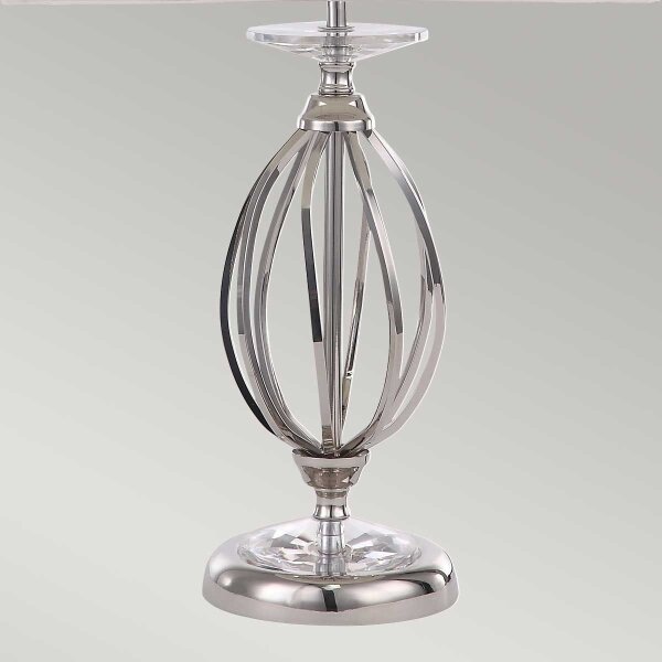 Elstead AG-TL-POL-NICKEL - Lampada da tavolo AEGEAN 1xE27/60W/230V cromo lucido
