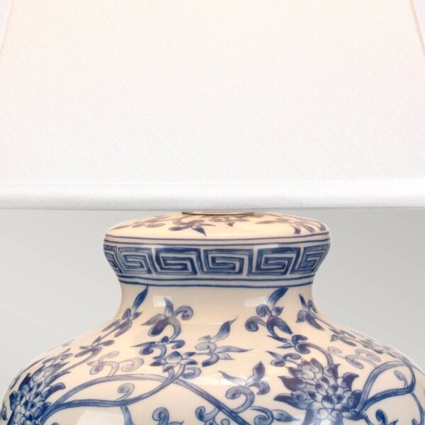 Elstead BLU-G-JAR-TL - Lampada da tavolo BLU GINGER JAR 1xE27/60W/230V
