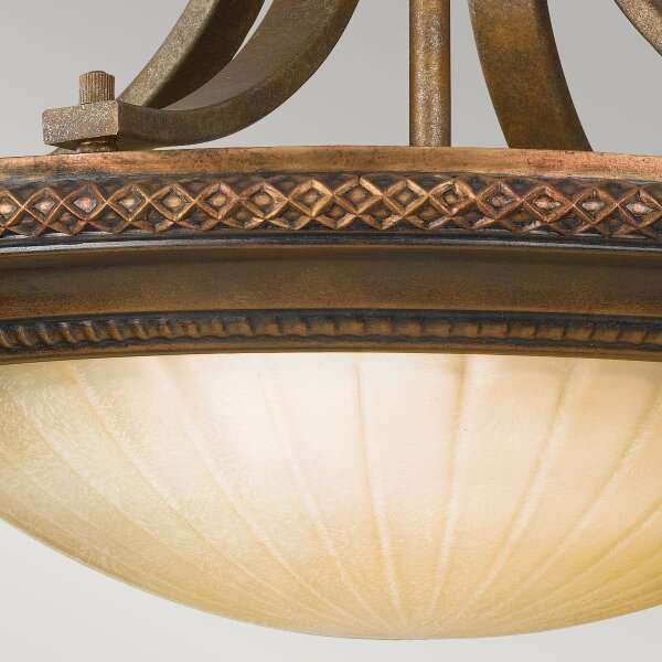 Feiss FE-KELHAM-HALL-SF - Lampadario a plafone KELHAM HALL 2xE27/60W/230V