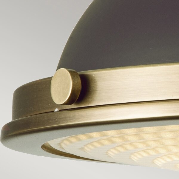 Hinkley HK-AMELIA-F-M-RB - Plafoniera AMELIA 2xE27/40W/230V nero/bronzo