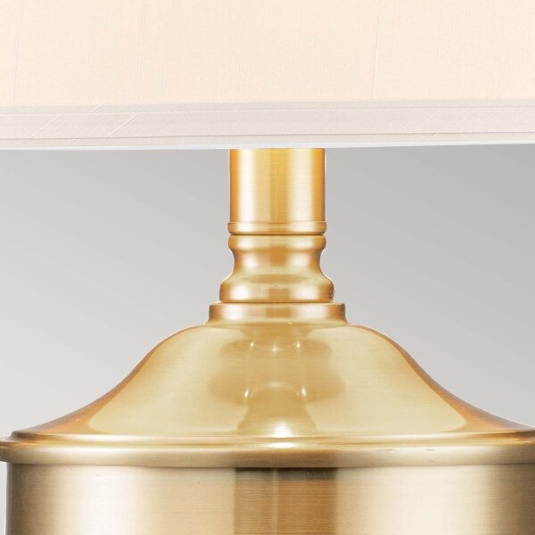 Quoizel QZ-DENNISON-BB - Lampada da tavolo DENNISON 1xE27/60W/230V oro