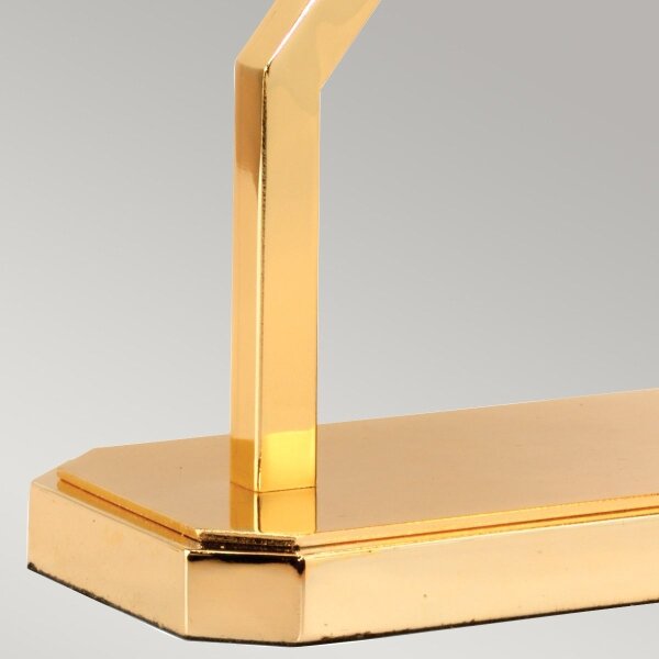 Elstead CROSS-TL-IVORY - Lampada da tavolo CROSS 1xE27/60W/230V oro/bianco