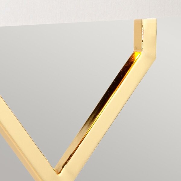 Elstead CROSS-TL-IVORY - Lampada da tavolo CROSS 1xE27/60W/230V oro/bianco