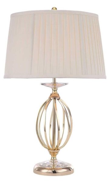 Elstead AG-TL-POL-BRASS - Lampada da tavolo AEGEAN 1xE27/60W/230V oro
