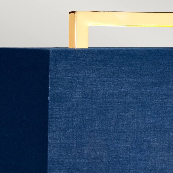 Elstead CROSS-TL - Lampada da tavolo CROSS 1xE27/60W/230V oro/blu
