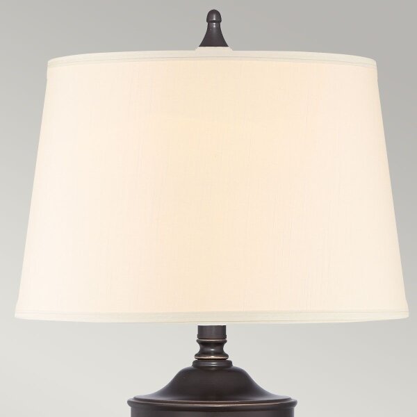 Quoizel QZ-DENNISON-PB - Lampada da tavolo DENNISON 1xE27/60W/230V bronzo