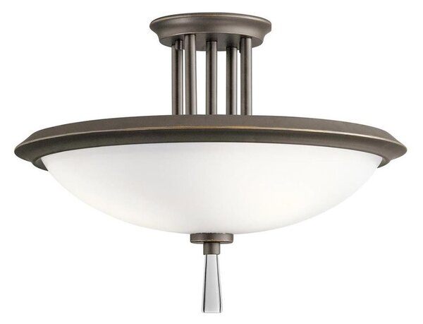 Kichler KL-DREYFUS-SFOZ - Lampadario a plafone DREYFUS 3xE27/60W/230V bronzo