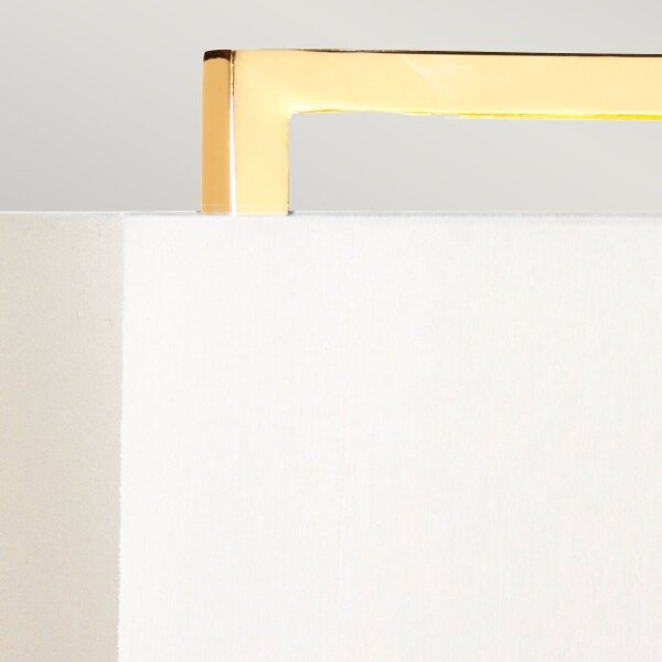 Elstead CROSS-TL-IVORY - Lampada da tavolo CROSS 1xE27/60W/230V oro/bianco