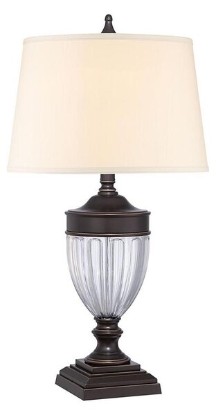 Quoizel QZ-DENNISON-PB - Lampada da tavolo DENNISON 1xE27/60W/230V bronzo