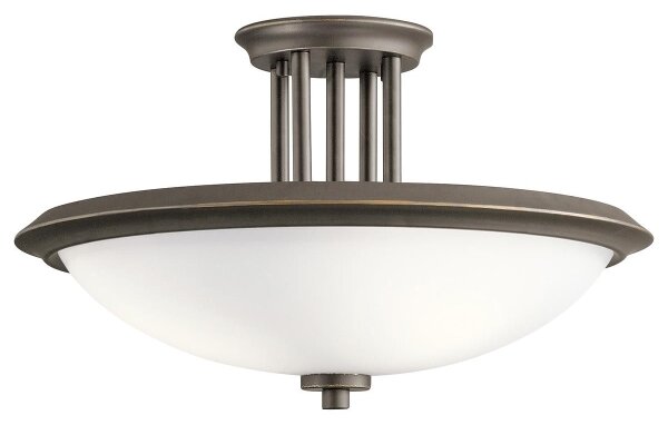 Kichler KL-DREYFUS-SFOZ - Lampadario a plafone DREYFUS 3xE27/60W/230V bronzo
