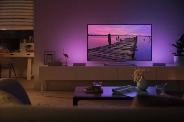 Philips - Set 2x lampada da tavolo dimmerabile LED RGB Hue AMBIANCE 6W 230V bian