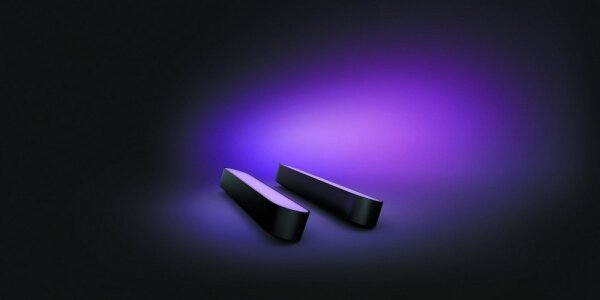 Philips - SET 2x Lampada da tavolo dimmerabile LED RGB Hue AMBIANCE LED/6W/230V