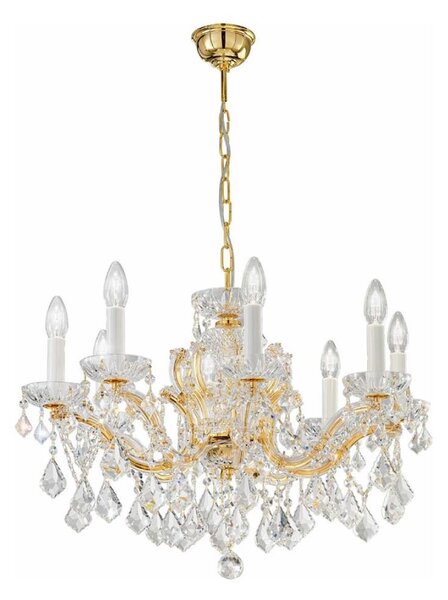 Kolarz 3149.88.3.KoT - Lampadario di cristallo MARIA LOUISE 8xE14/40W/230V 24K oro
