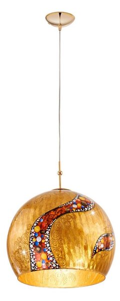 Kolarz 0392.31L.3.Ki.Au - Lampadario a sospensione con filo LUNA 1xE27/60W/230V 24K oro