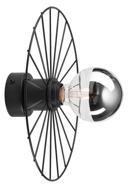 Applique MONTANA 1xE27/15W/230V diametro 30 cm nero