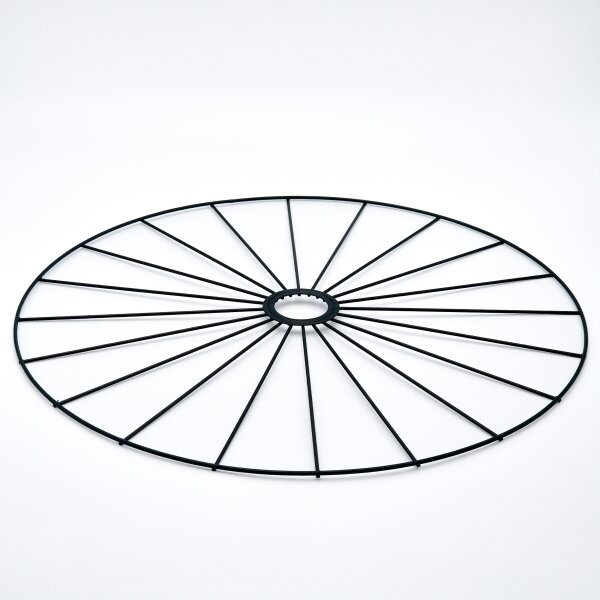 Lampadario a sospensione con filo MONTANA 1xE27/15W/230V diametro 45 cm nero