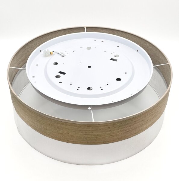 Plafoniera LED SIRJA WOOD LED/36W/230V diametro 45 cm bianco/quercia