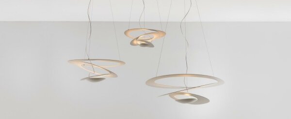 Artemide 1256110A - Lampadario a sospensione con filo LED dimmerabile PIRCE LED/44W/230V 3000K bianco