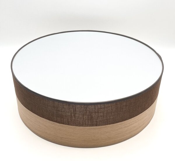 Plafoniera SIRJA WOOD 2xE27/15W/230V diametro 45 cm marrone/quercia