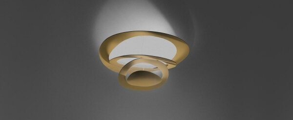 Artemide 1255120A - Plafoniera LED dimmerabile PIRCE LED/44W/230V 3000K oro